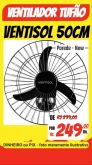 VENTILADOR VENTISOL NEW 50CM PAREDE  147W 127V