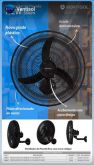 VENTILADOR VENTISOL NEW 50CM PAREDE  147W 127V